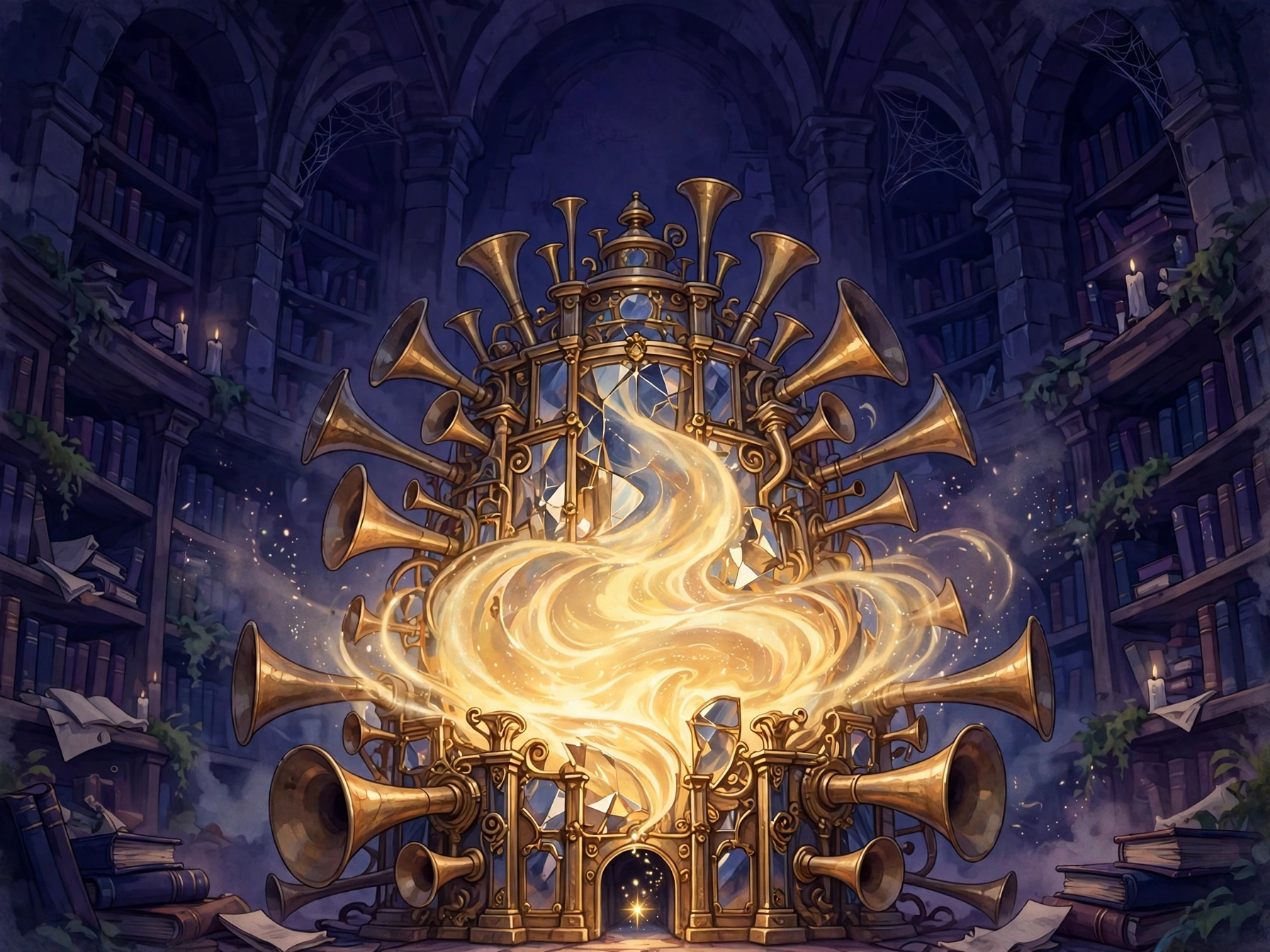 Cover art for Amplification Is Not Intelligence — a corridor of servers lit in blue